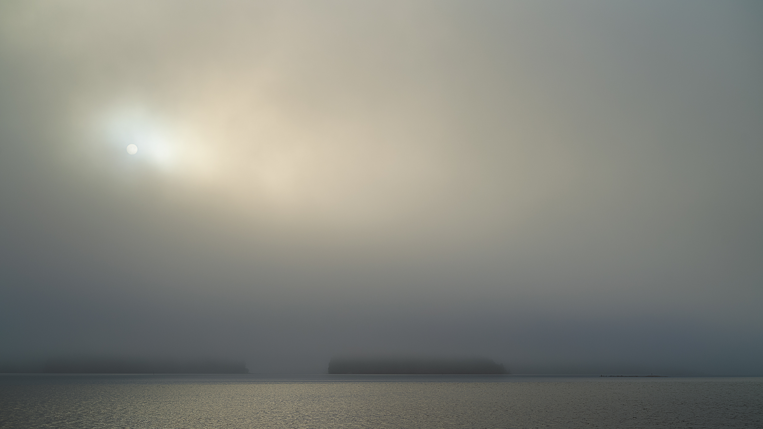Morning, sea and fog